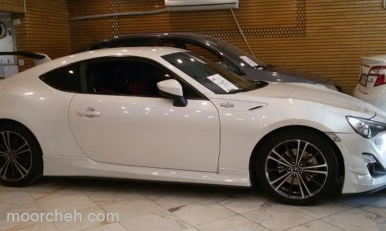 تویوتا GT 86 سفید مدل 2014