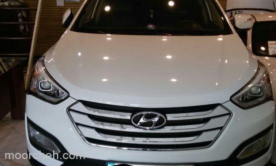 هیوندای سانتافه سفید مدل 2014