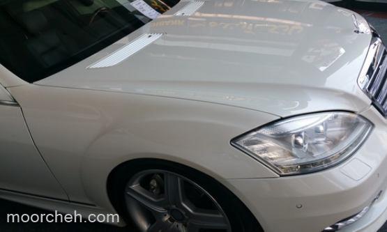 بنز S500 سفید مدل 2010
