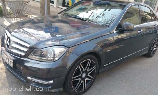 بنز C200 خاکستری مدل 2014