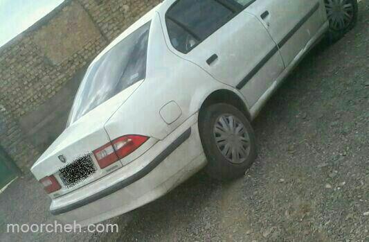 سمند LX EF7 سفید مدل 93