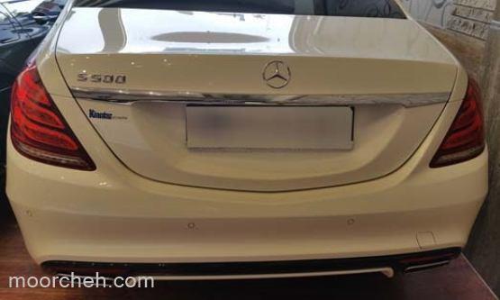 بنز S500 سفید مدل 2014