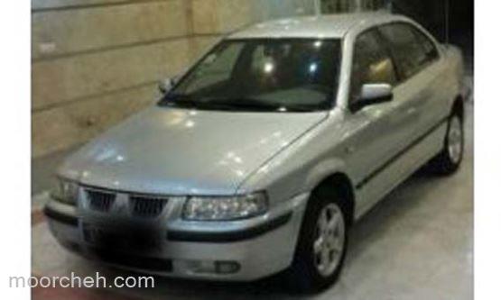 سمند LX نقره ای مدل 88