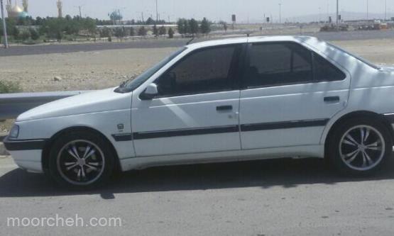 پژو 405 GLX سفید مدل 89
